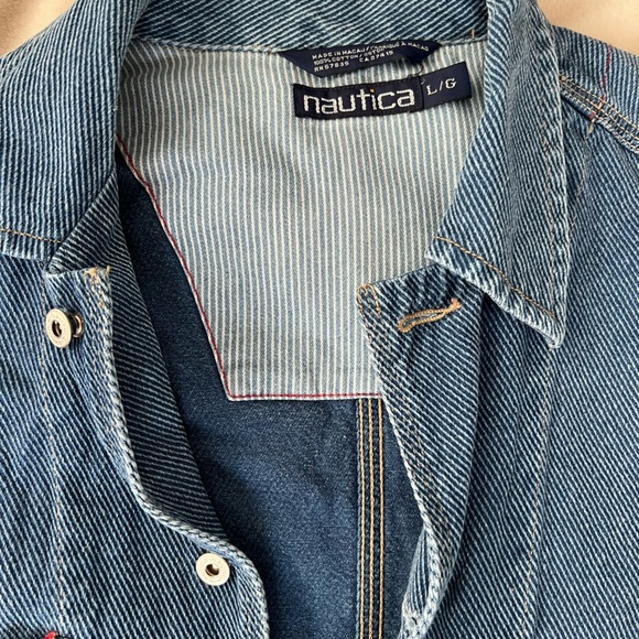 Vintage Nautica Men’s denim shirt, size L - Picture 3 of 7